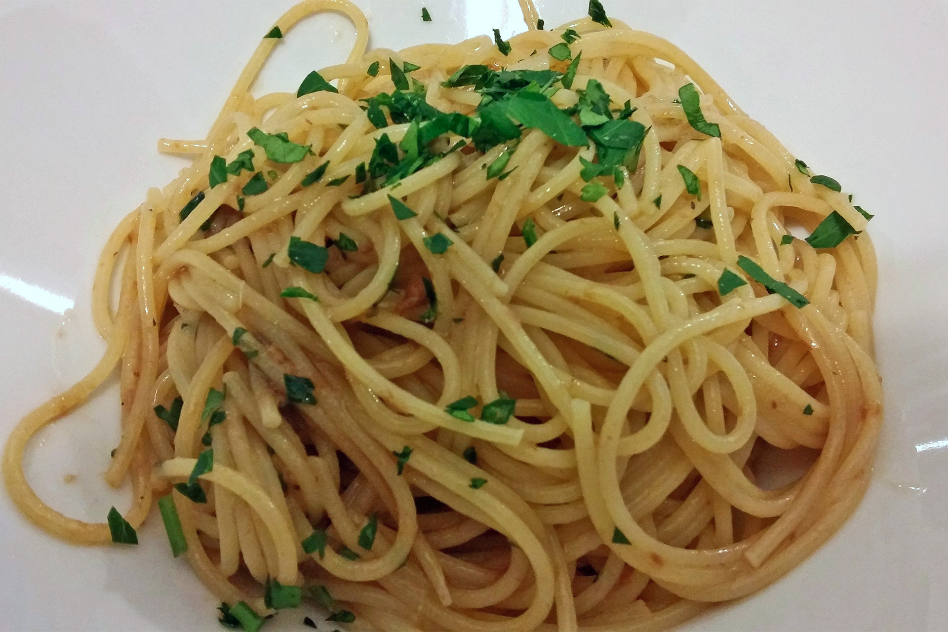Spaghetti Con La Colatura Di Alici Perla Nel Blu AUTOMATIC